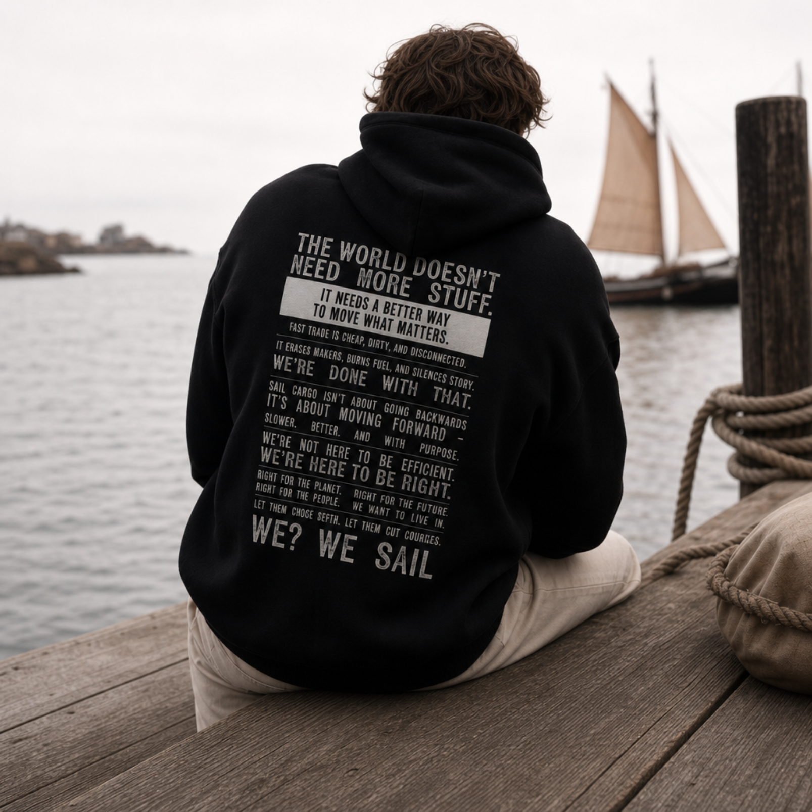 The WE SAIL Manifesto Hoodie