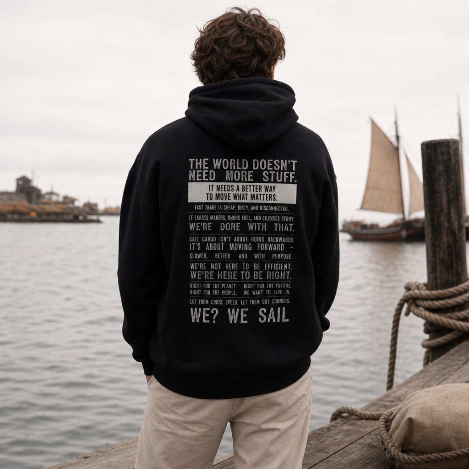 The WE SAIL Manifesto Hoodie