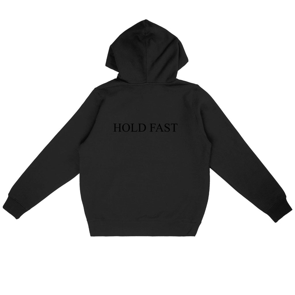 The Hold Fast Anchor Hoodie - back_black