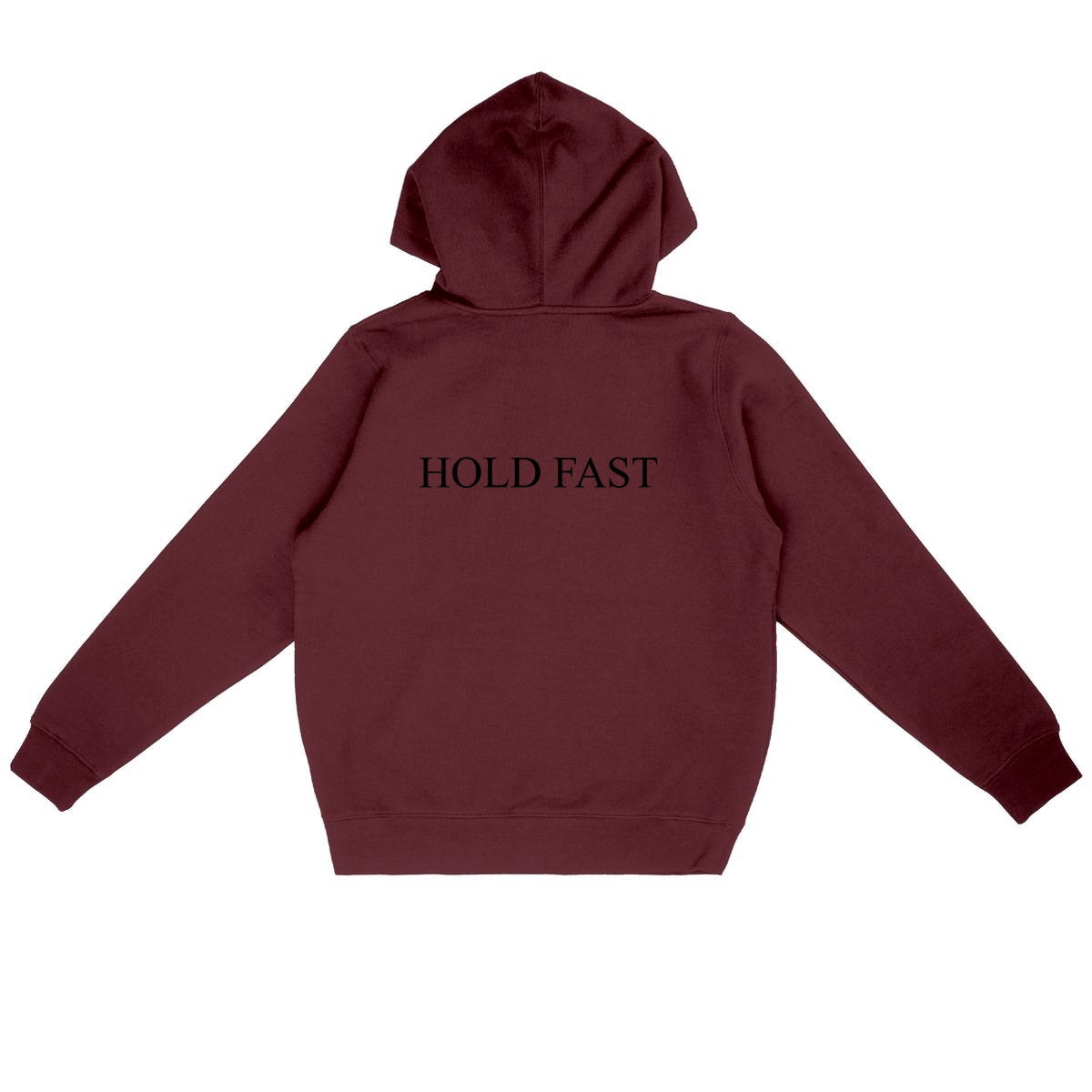 The Hold Fast Anchor Hoodie - back_burgundy