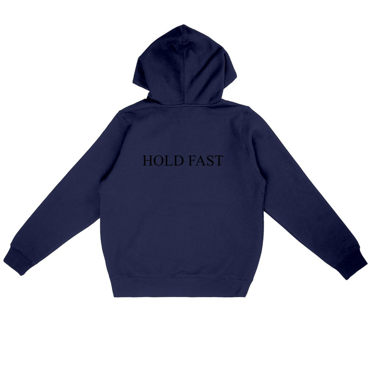 The Hold Fast Anchor Hoodie - back_navy