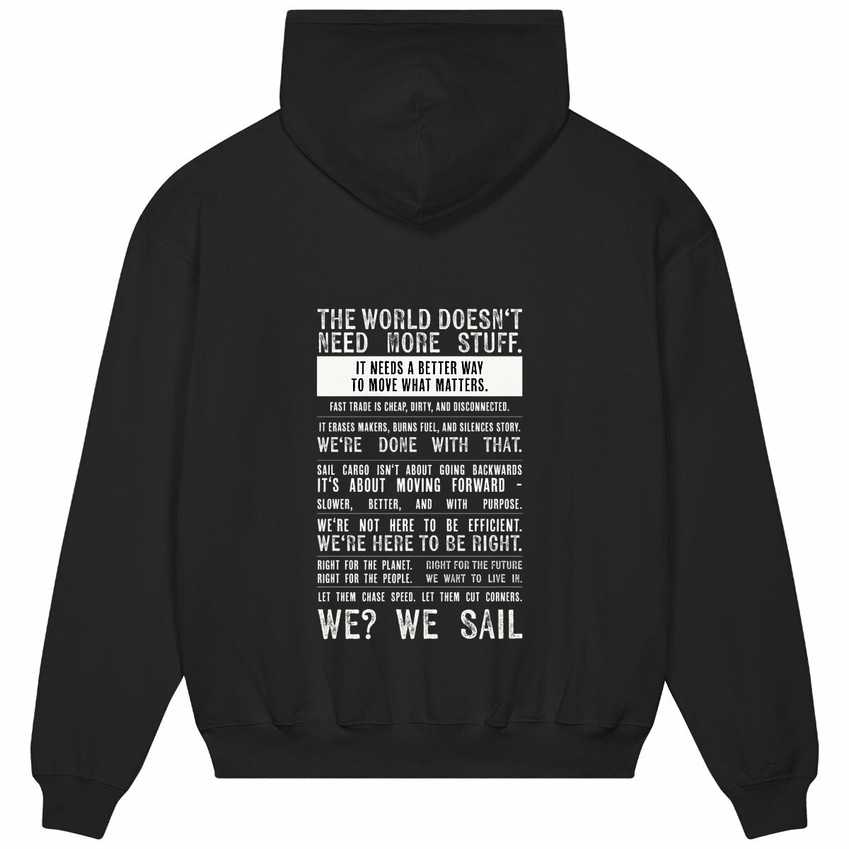 manifesto hoodie - espalda_negro